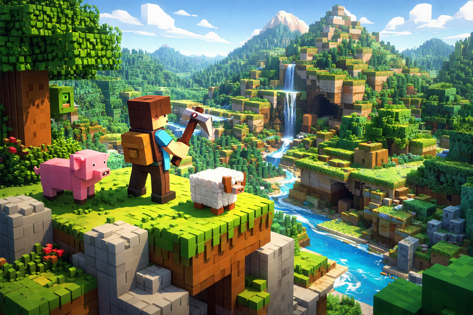 BlockCraft Adventures - Instant game by Jabali AI