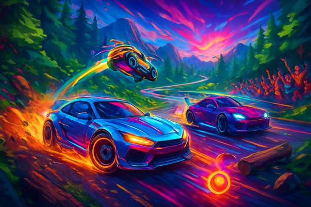 Neon Apex Rivals - 3D Racing by Jabali AI