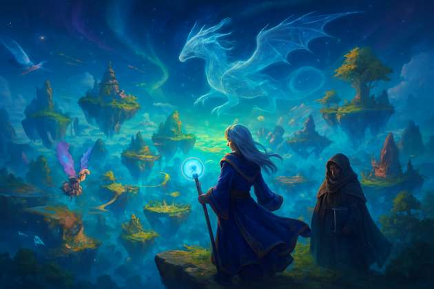 Skybound Realms - Jabali AI Poster