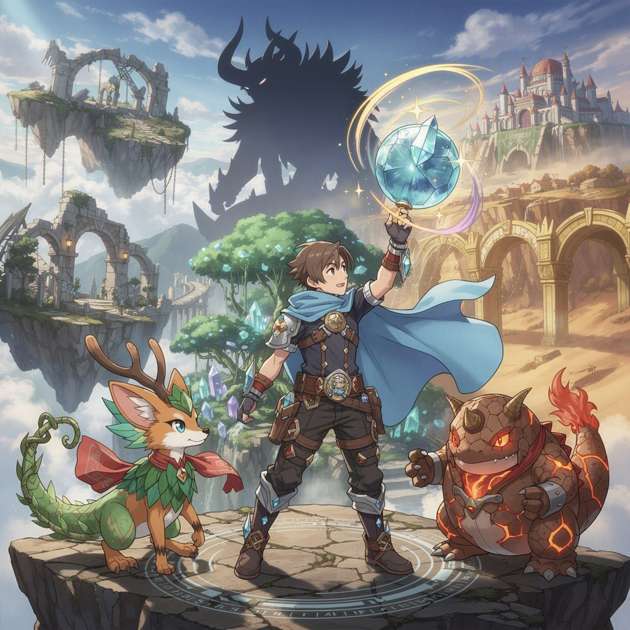 Monstaria Chronicles - Jabali AI Poster