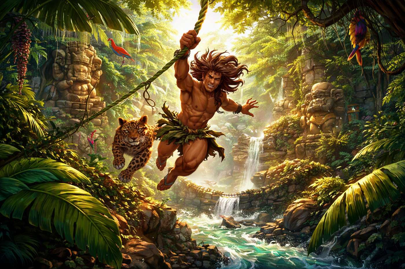 Tarzan Jungle Run game artwork