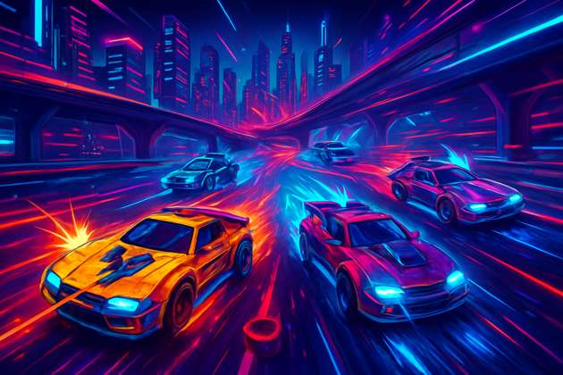 Neon Street Rivals - Jabali AI Poster
