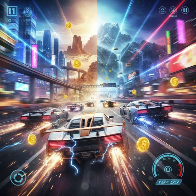 Neon Street Rivals - Jabali AI Poster
