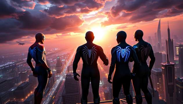 Spider-Man Multiversal Traverse - Jabali AI Poster