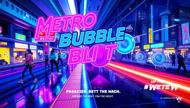 Metro Bubble Blitz - Jabali AI Poster