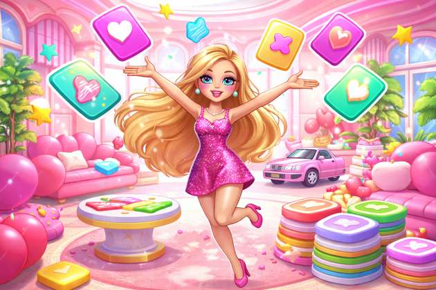Barbie Uno Party - Jabali AI Poster