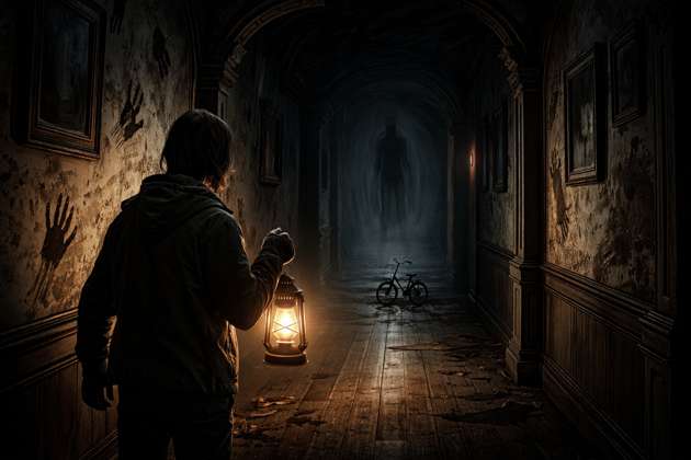 Shadow Hallway - Jabali AI Poster