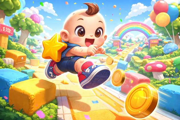 Baby Dash Run - Jabali AI Poster