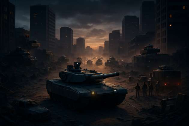 Urban Tank Command - Jabali AI Poster