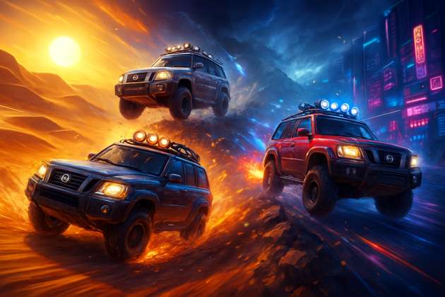 Patrol Rumble: Off-Road Rivals - Jabali AI Poster