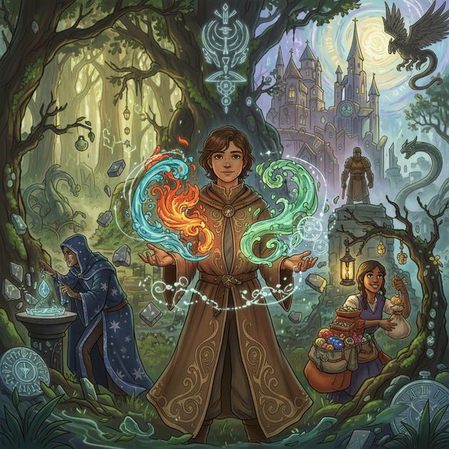 Chronicles of the Shifting Wilds - Jabali AI Poster