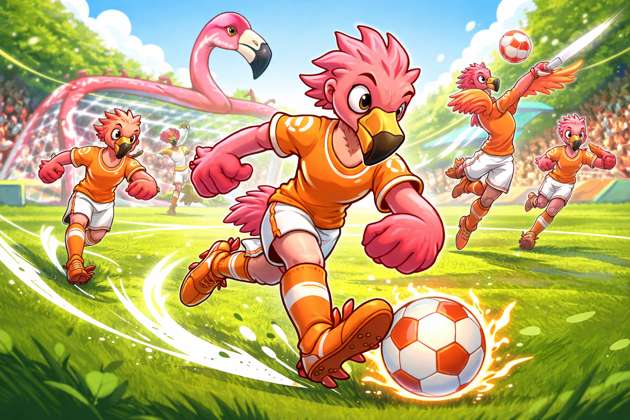 Flamingo Football ultimate - Jabali AI Poster