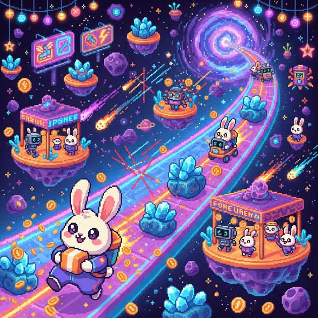 Galactic Delivery Rush - Jabali AI Poster