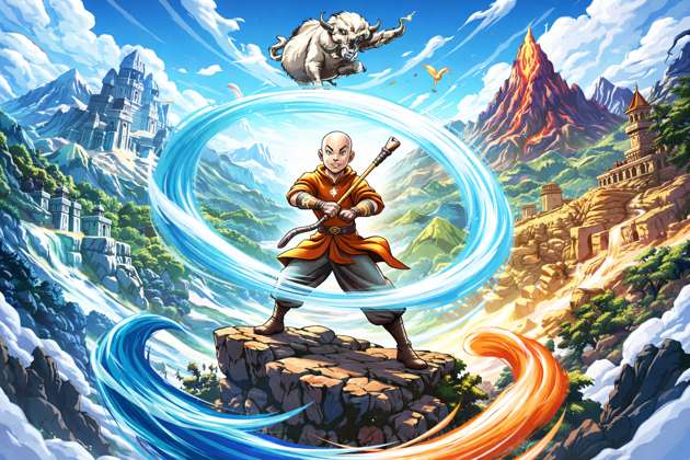 Avatar Airbender Legends - Jabali AI Poster