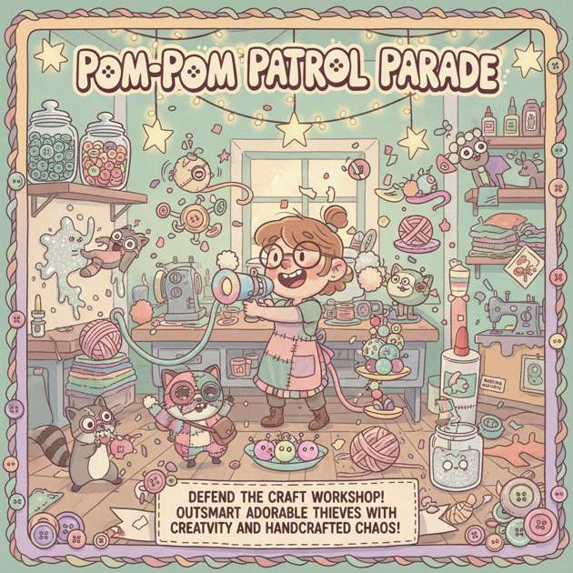 Pom-Pom Patrol Parade - Jabali AI Poster