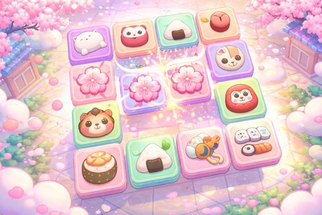 Kawaii Match: Japanese Memory Game - Jabali AI Poster