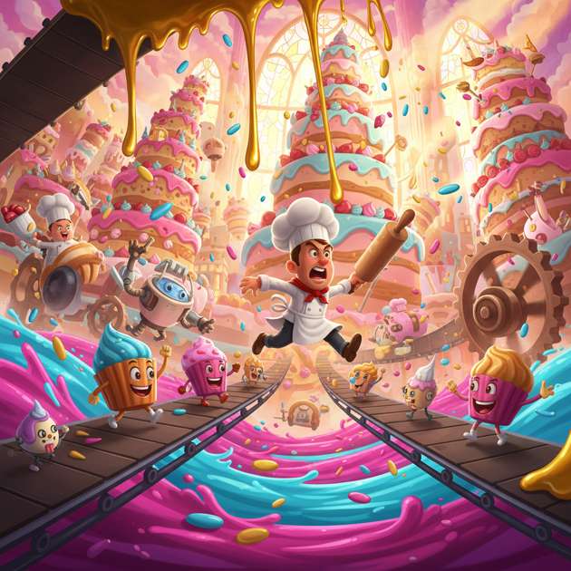 Bakery Belt Blitz - Jabali AI Poster