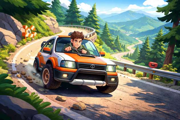 Hill Climb Driver - Jabali AI Poster