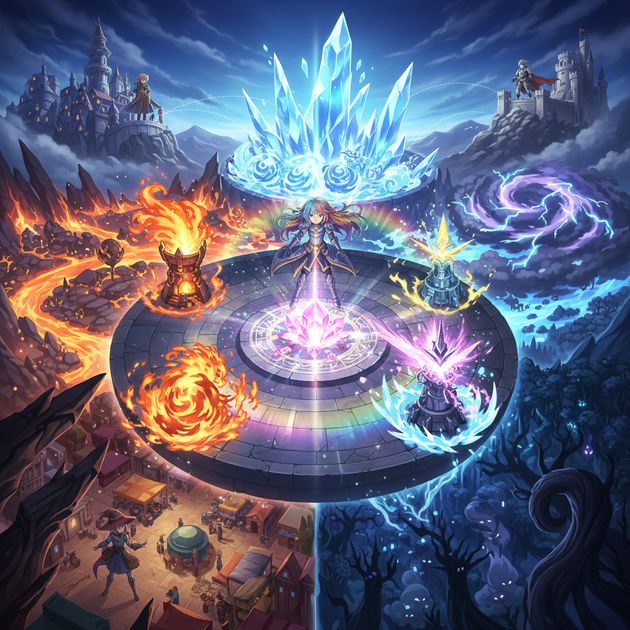 Crystal Guardians: Skyhold - Jabali AI Poster