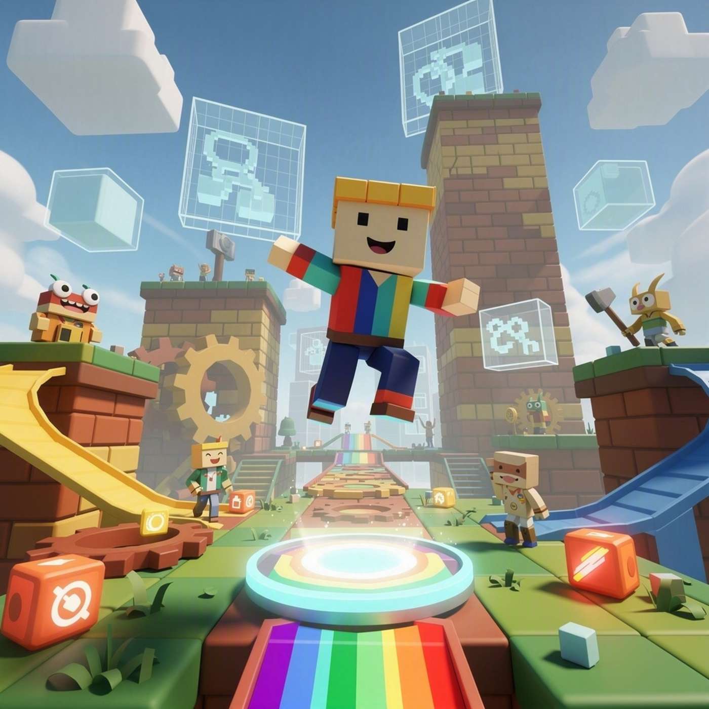 Blocky Battle Bash game artwork