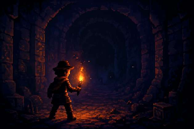 Labyrinth of the Deep - Jabali AI Poster