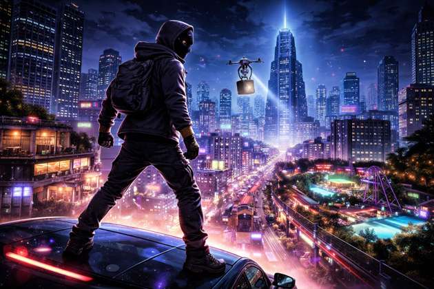 Midnight City Quest - Jabali AI Poster
