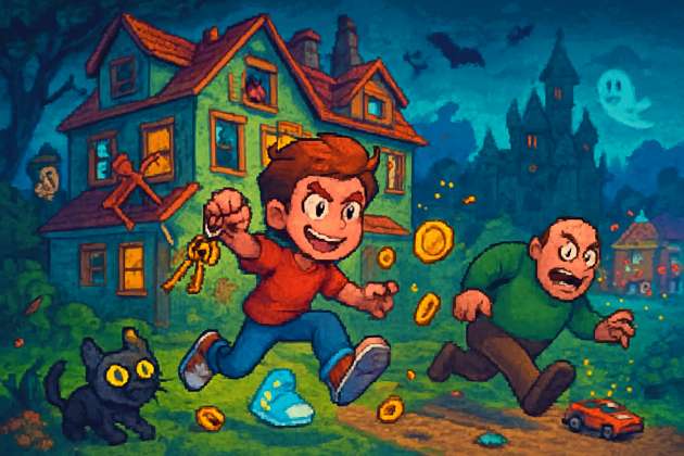 Escape from Dad's House - Jabali AI Poster