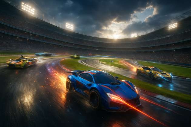 Turbo Rivals: Battle Circuit - 3D Racing by Jabali AI