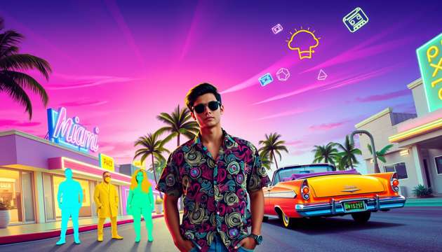Neon Dreams - Jabali AI Poster