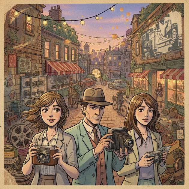 Streets of Forgotten Light - Jabali AI Poster