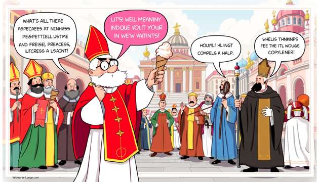 Holy Hilarity: The Pope's Plight - Jabali AI Poster