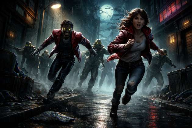 Thriller Night Chase - Jabali AI Poster
