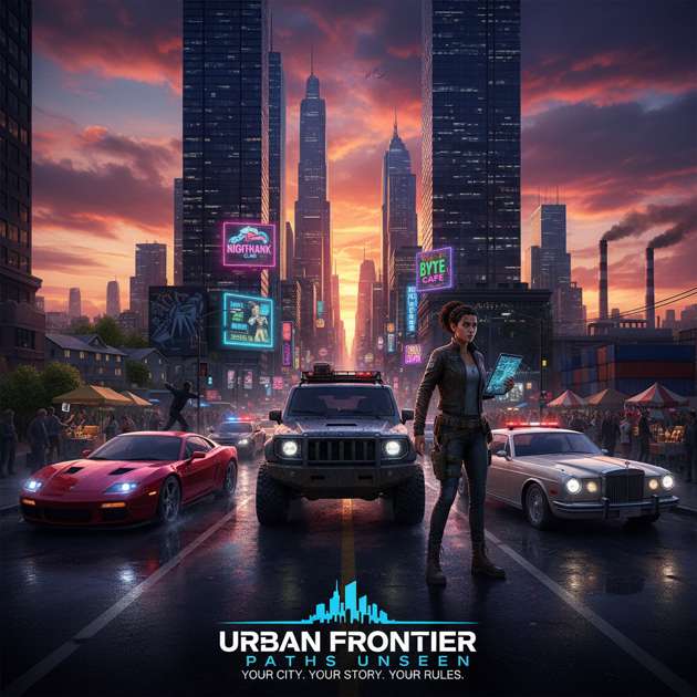 City Drive Unbound - Jabali AI Poster
