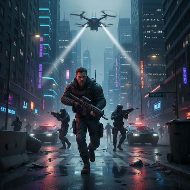 Urban Fugitive - Jabali AI Poster