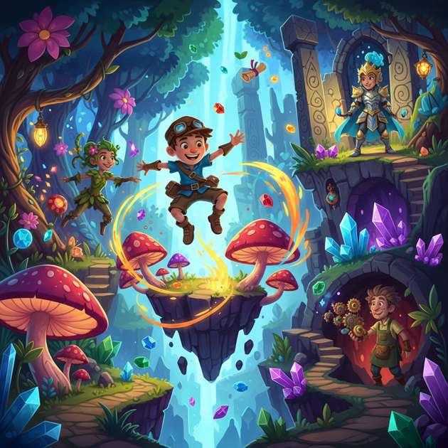 Pip's Jumping Quest - Adventure RPG by Jabali AI