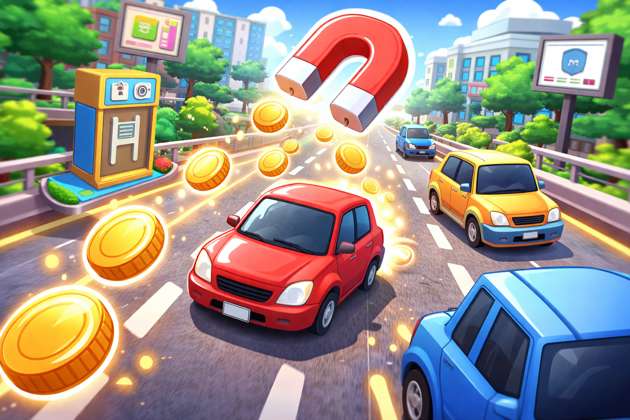 Coin Rush Road - Jabali AI Poster