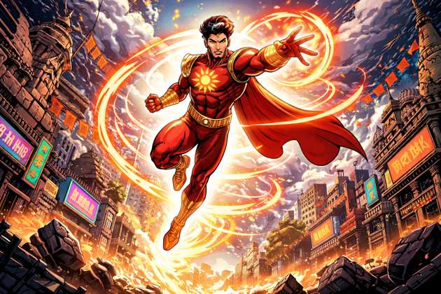 Shaktiman Marvel Quest - Jabali AI Poster