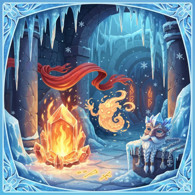 Embers Beneath the Frost - Jabali AI Poster