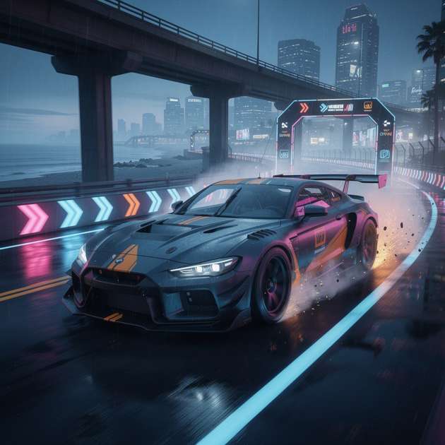 Turbo Drift Rush - Jabali AI Poster