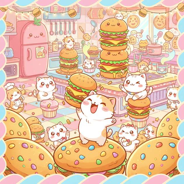 Cookie Tap Cats - Jabali AI Poster