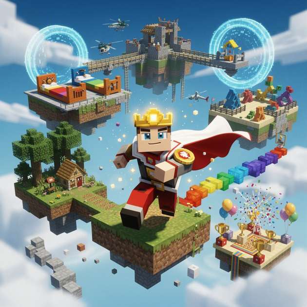 BlockVerse Adventures - Jabali AI Poster