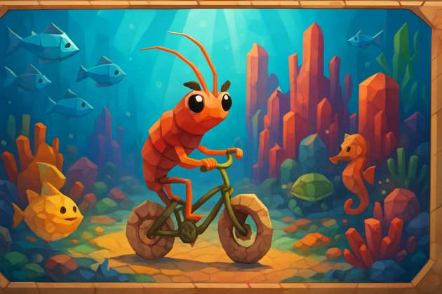 Bikie the Shrimp - Jabali AI Poster