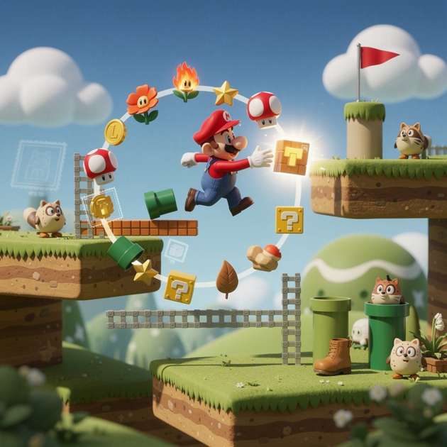 Mario Maker Quest - Jabali AI Poster