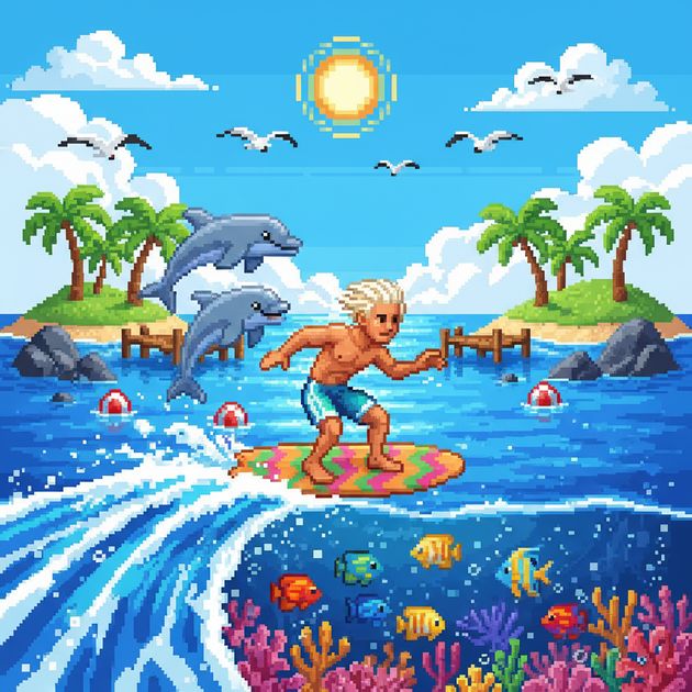 Surf Dash - Jabali AI Poster