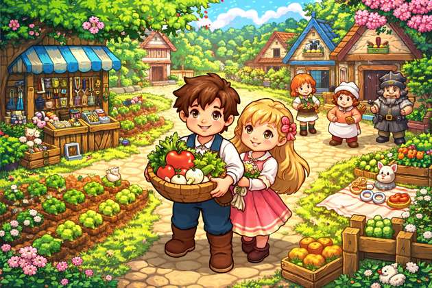 Vila Pixel Romance - Jabali AI Poster