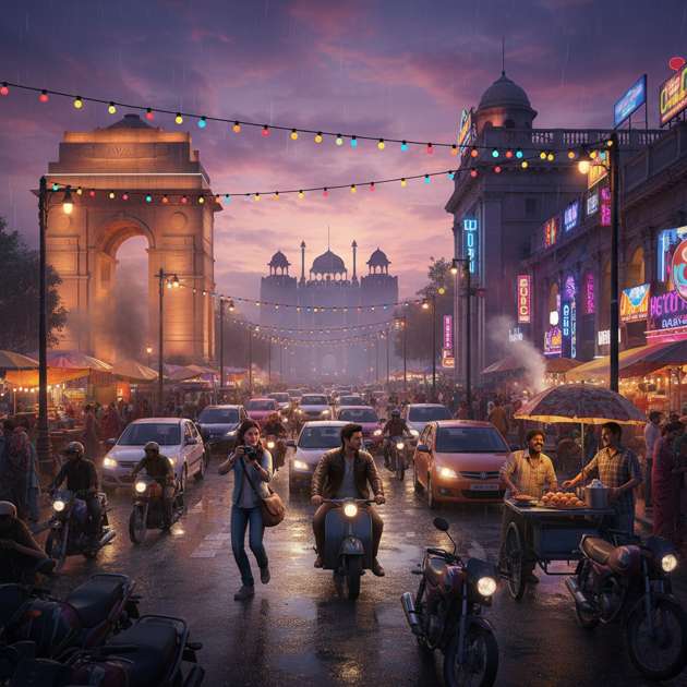 Delhi Drift: Open Streets - Jabali AI Poster