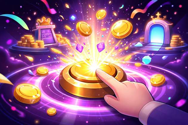 Glitter Gold Clicker - Jabali AI Poster