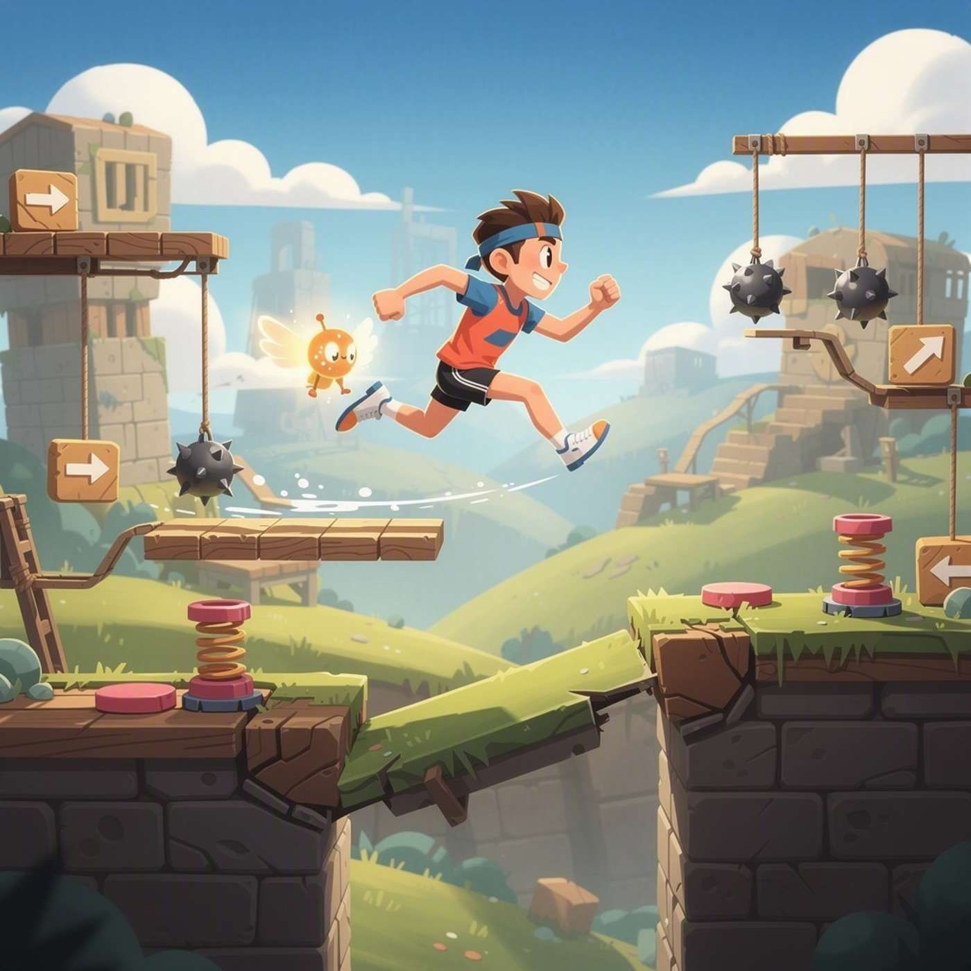 Run Jump Drop Rush game artwork