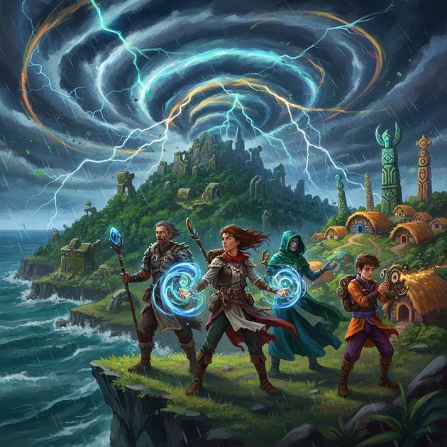 Stormbound Isles - Jabali AI Poster