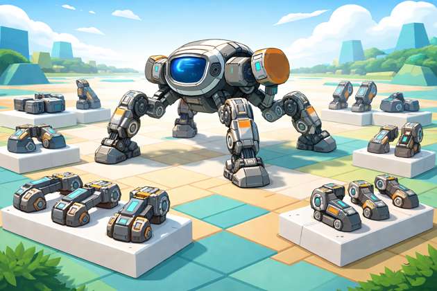 HexaWalker 3D - Jabali AI Poster